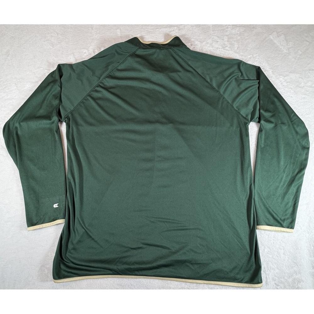 Colosseum Colorado State Rams Pullover Men's Sz XL Green Logo Quarter-Zip - Picture 5 of 5